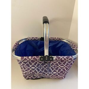 Foldable picnic hamper foldable 13x10”